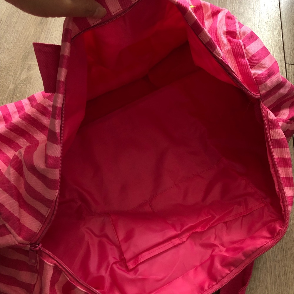 Victoria's Secret Striped Weekender Bag - Picture 3 of 4